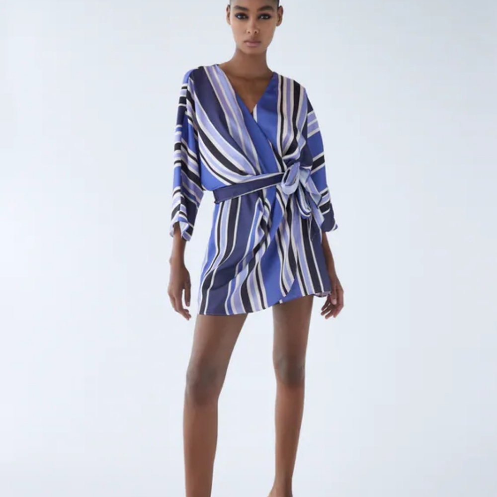 🎈LAST ONE! Zara Striped jumpsuit dress - Picture 7 of 8